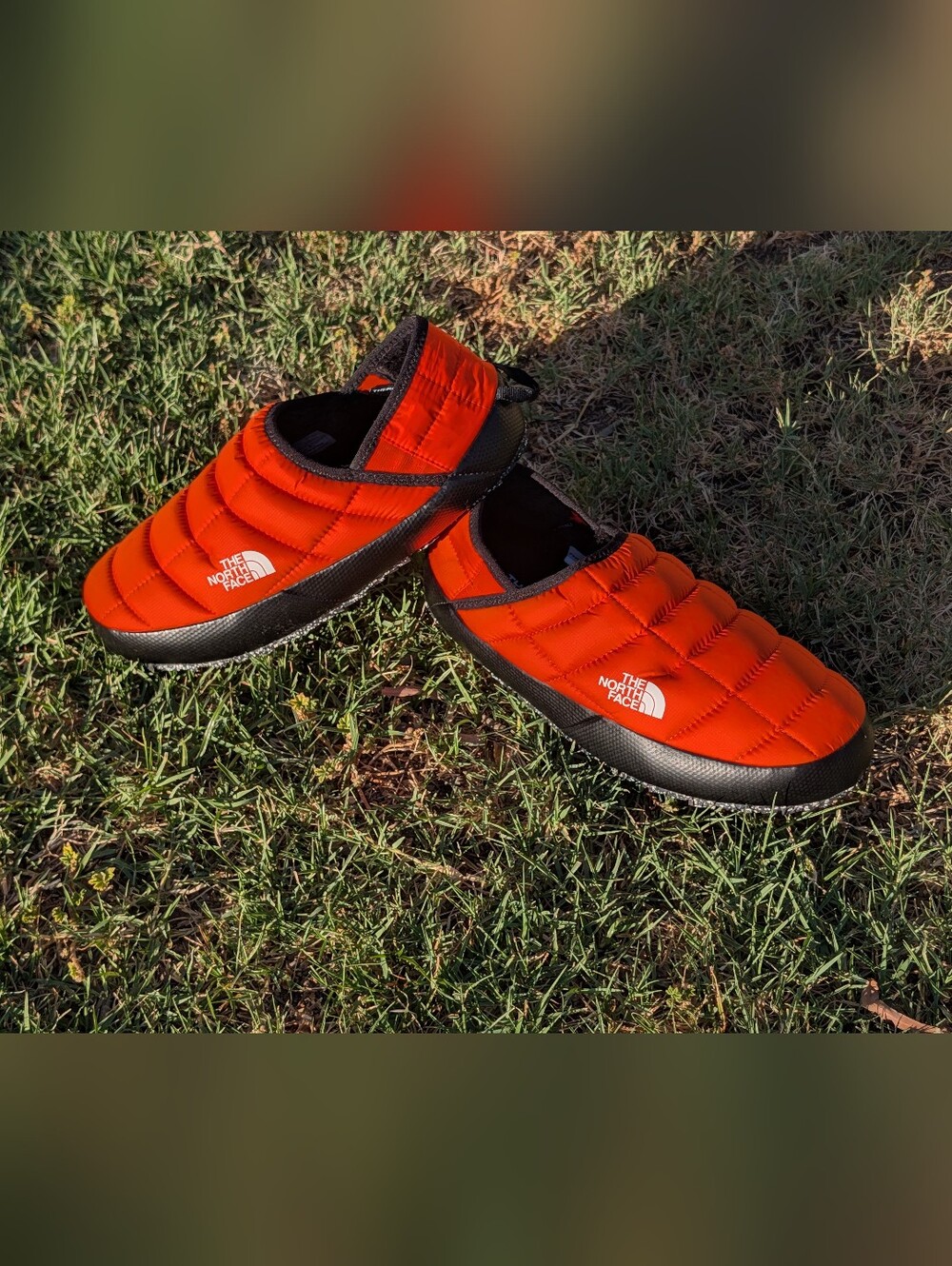 The North Face ThermoBall Eco Traction Slipper Mules Men’s 8 Women’s 9.5 Orange - Picture 2 of 7
